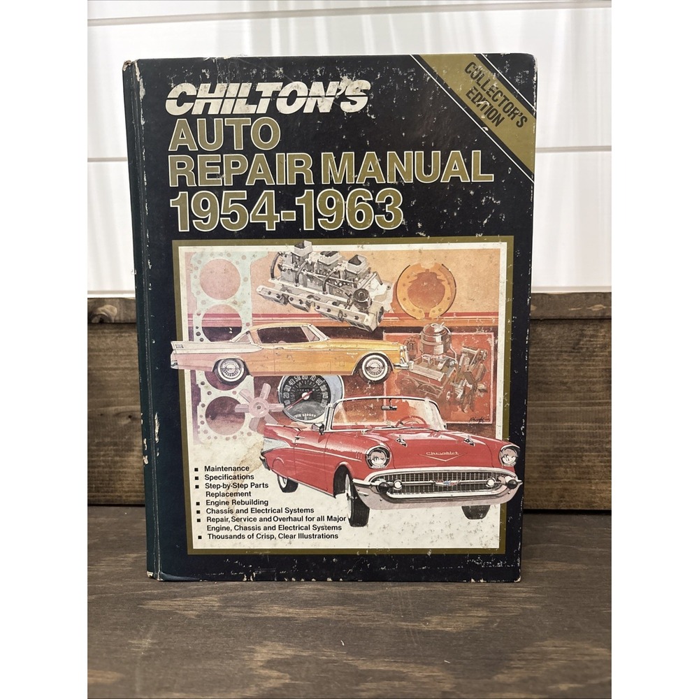 Chilton's Auto Repair Manual 1954-1963 Collector's Edition VINTAGE hardcover